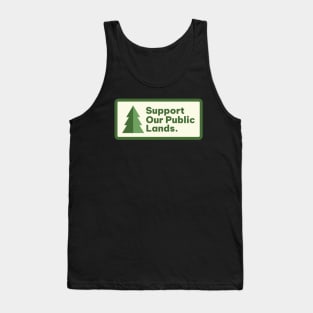 Support Our Public Lands Tank Top